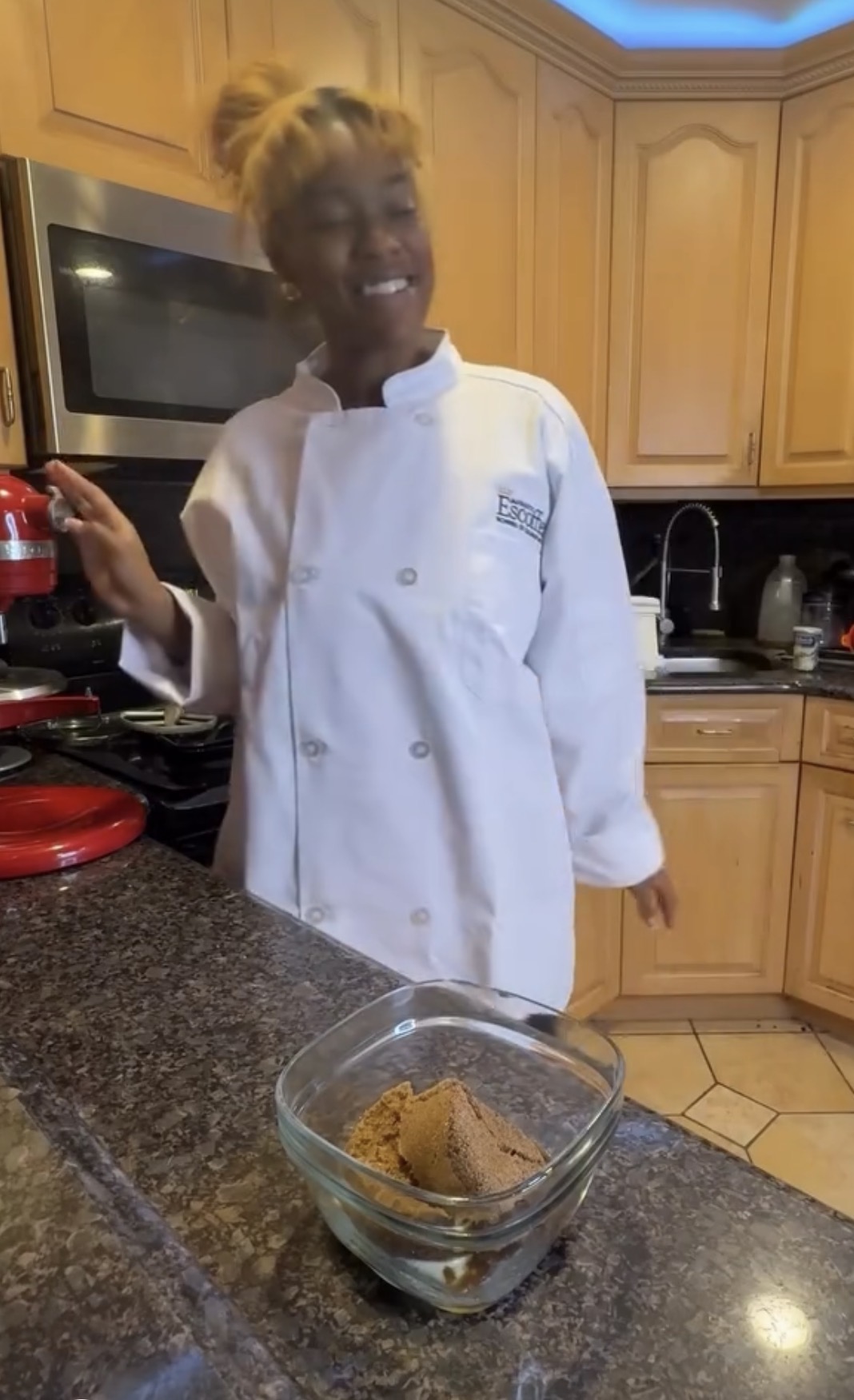 Chef Maya in her kitchen