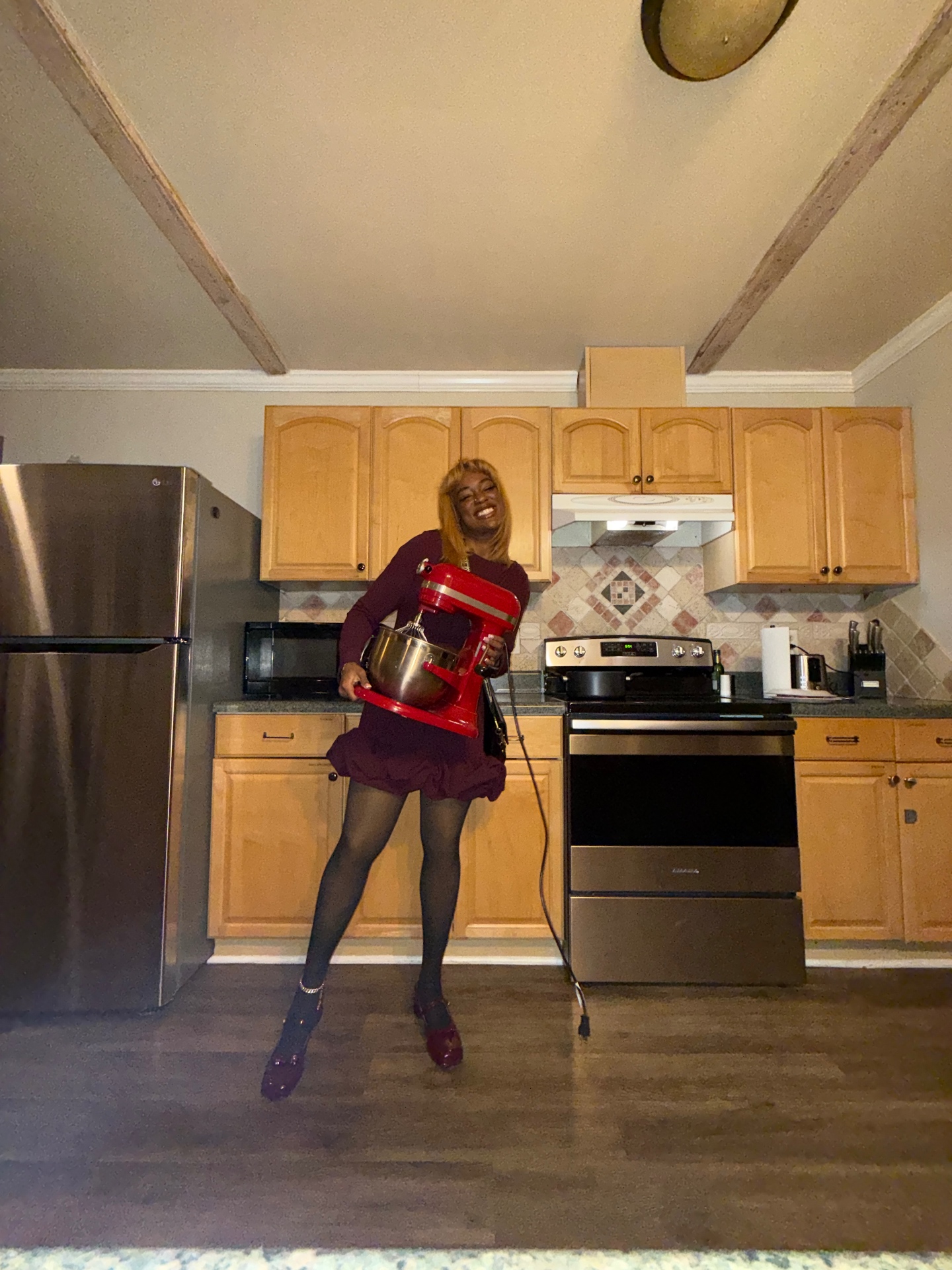 Chef Maya in her kitchen
